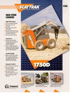 scat trak 1650d skid steer|volvo scat trak specs.